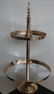 gold, cake stand, dessert, mirror, wedding hire, prop, party