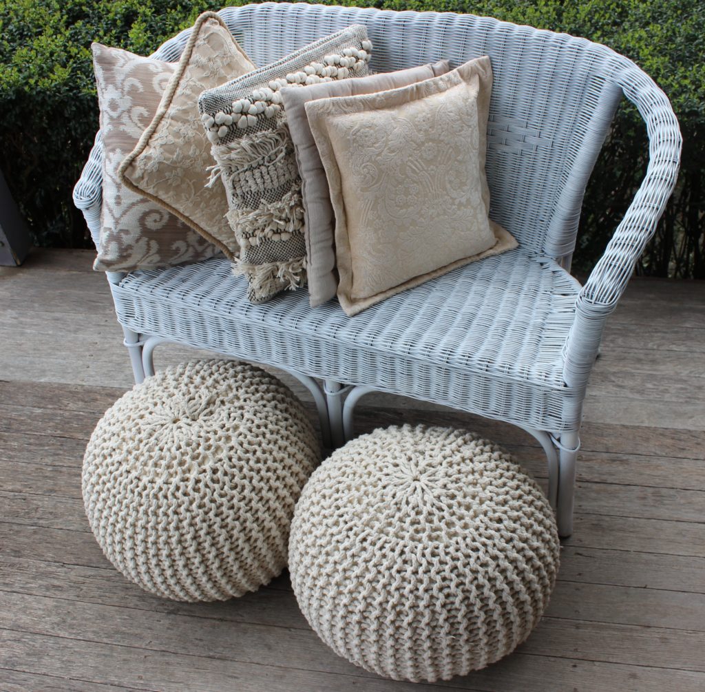 Knitted Ottoman A Day to Remember Event Hire