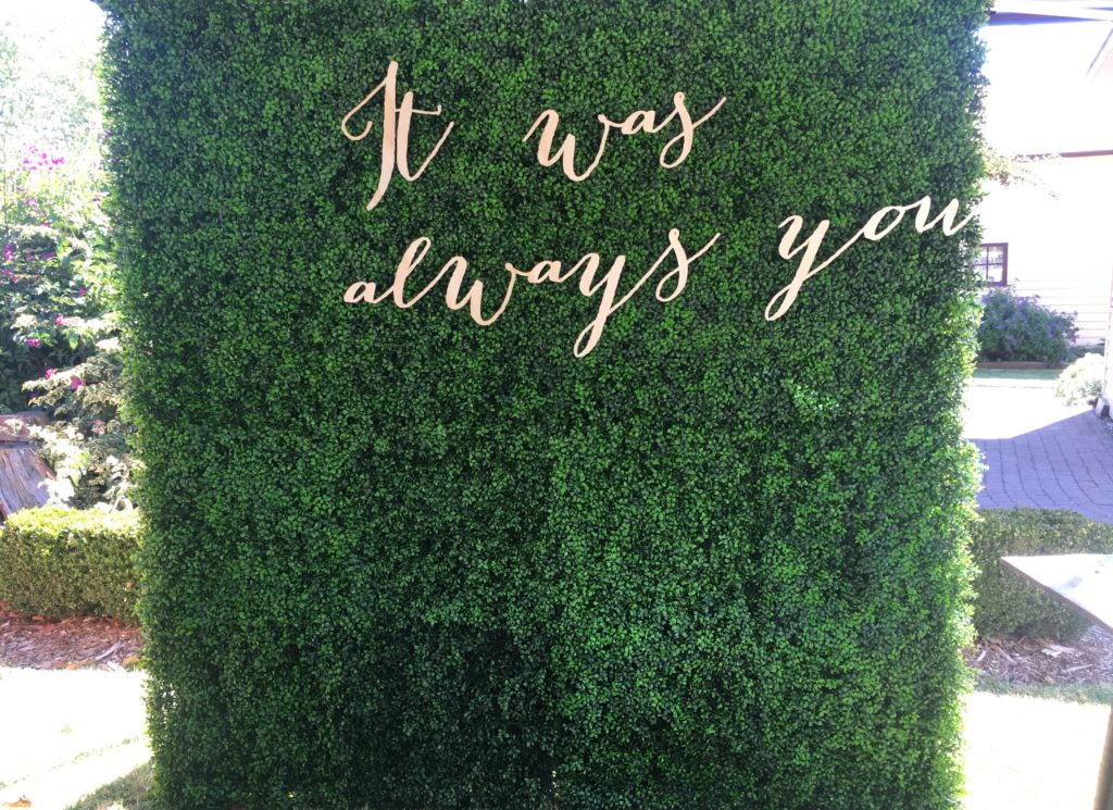 Arbor's and Backdrops Green Hedge Wall* A Day to Remember Event Hire