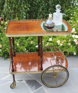 antique drinks cart, vintage, rustic, boho, melbourne, ceremony, wedding hire, event, prop hire