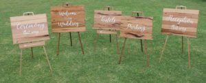 signage, wooden, vintage, rustic, boho, melbourne, ceremony, wedding hire,event, prop