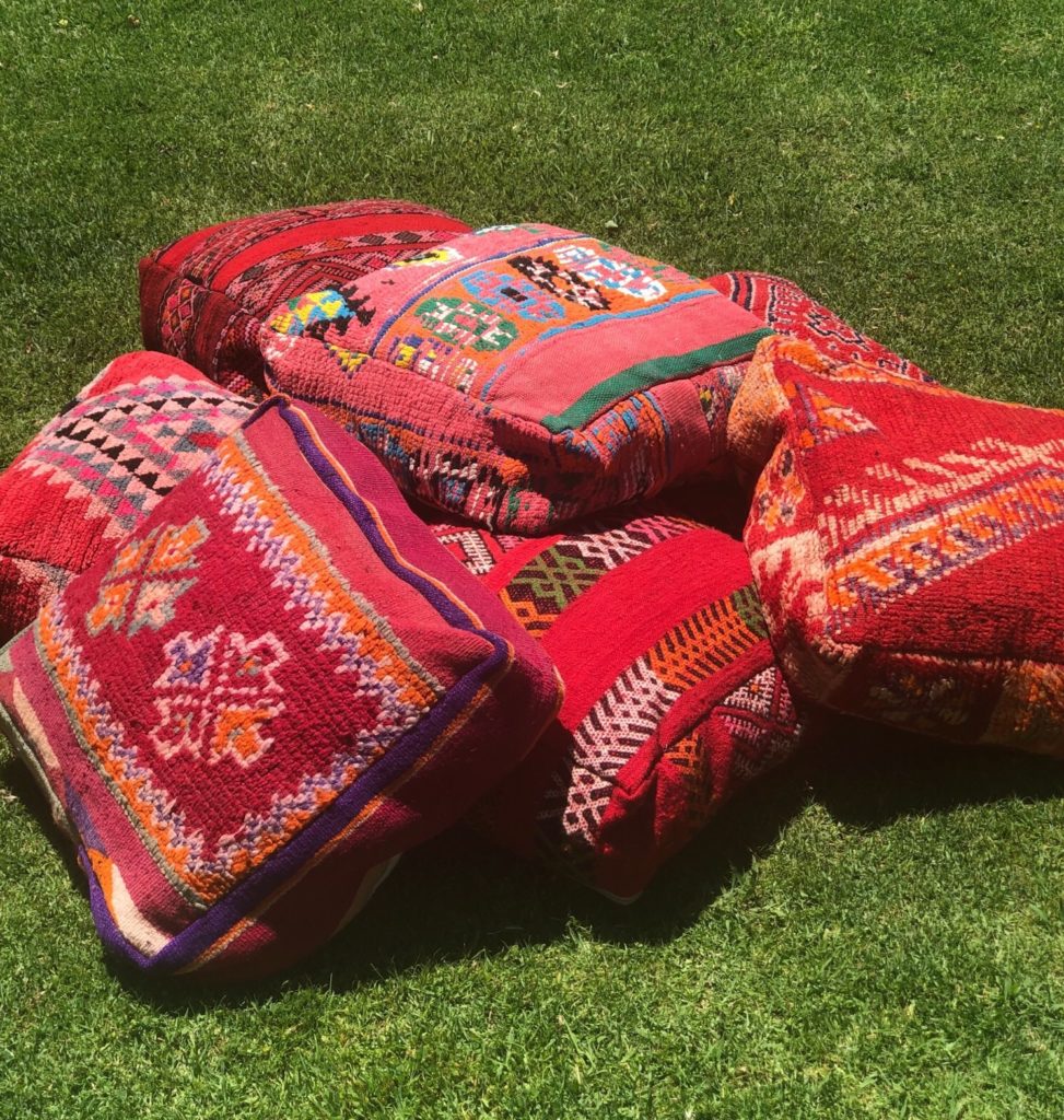 Traditional Moroccan Floor Cushion - A Day to Remember Event Hire