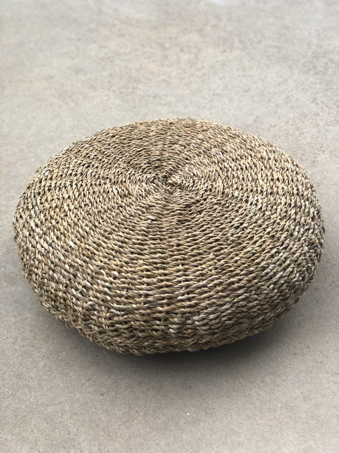 Coco Seagrass Ottoman A Day to Remember Event Hire