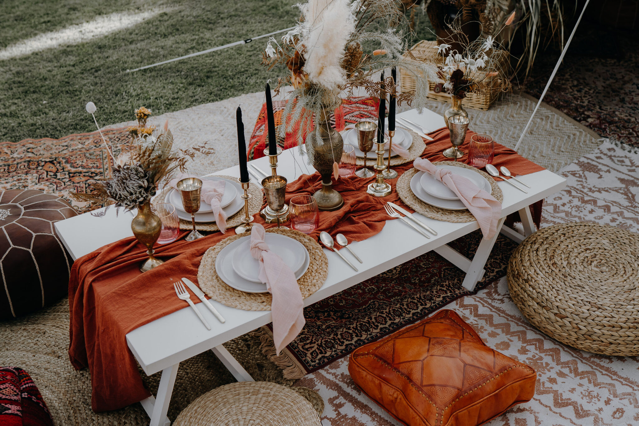 Earthy Deluxe Picnic Package for 46 A Day to Remember Event Hire