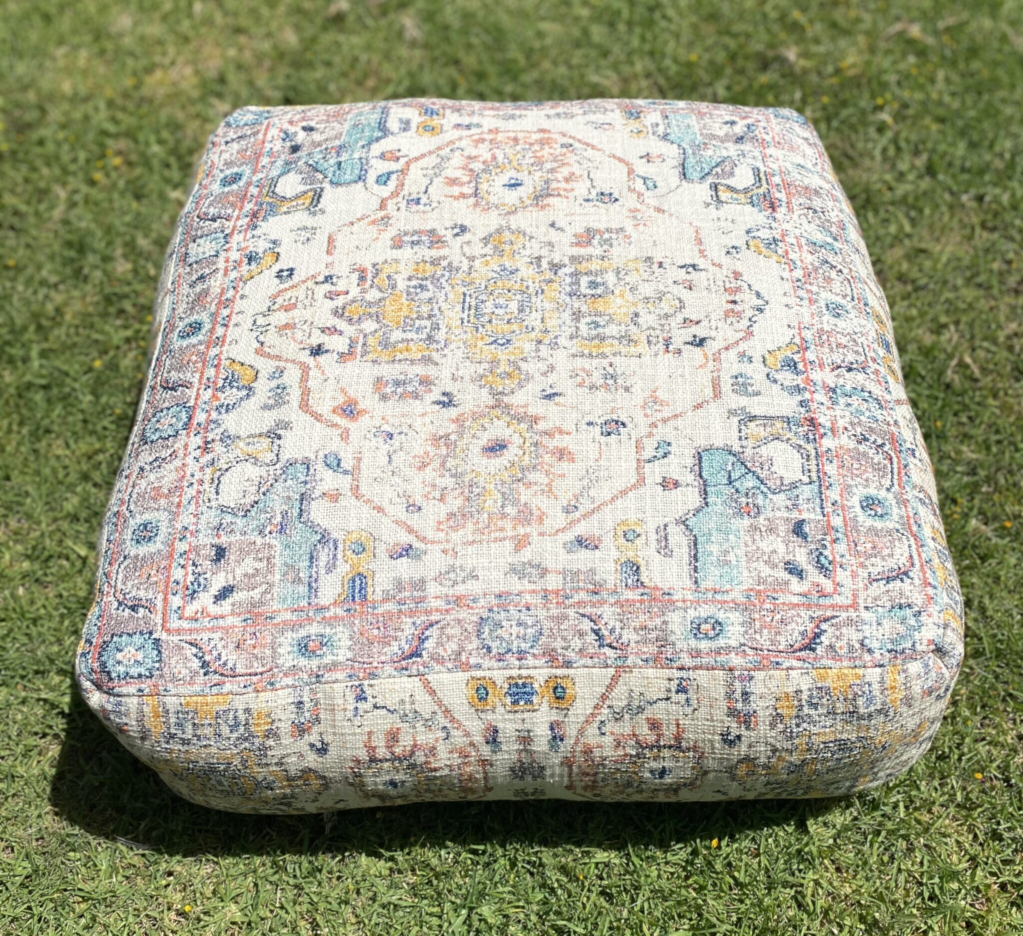 Square Boho Ottoman Dreamtime A Day to Remember Event Hire