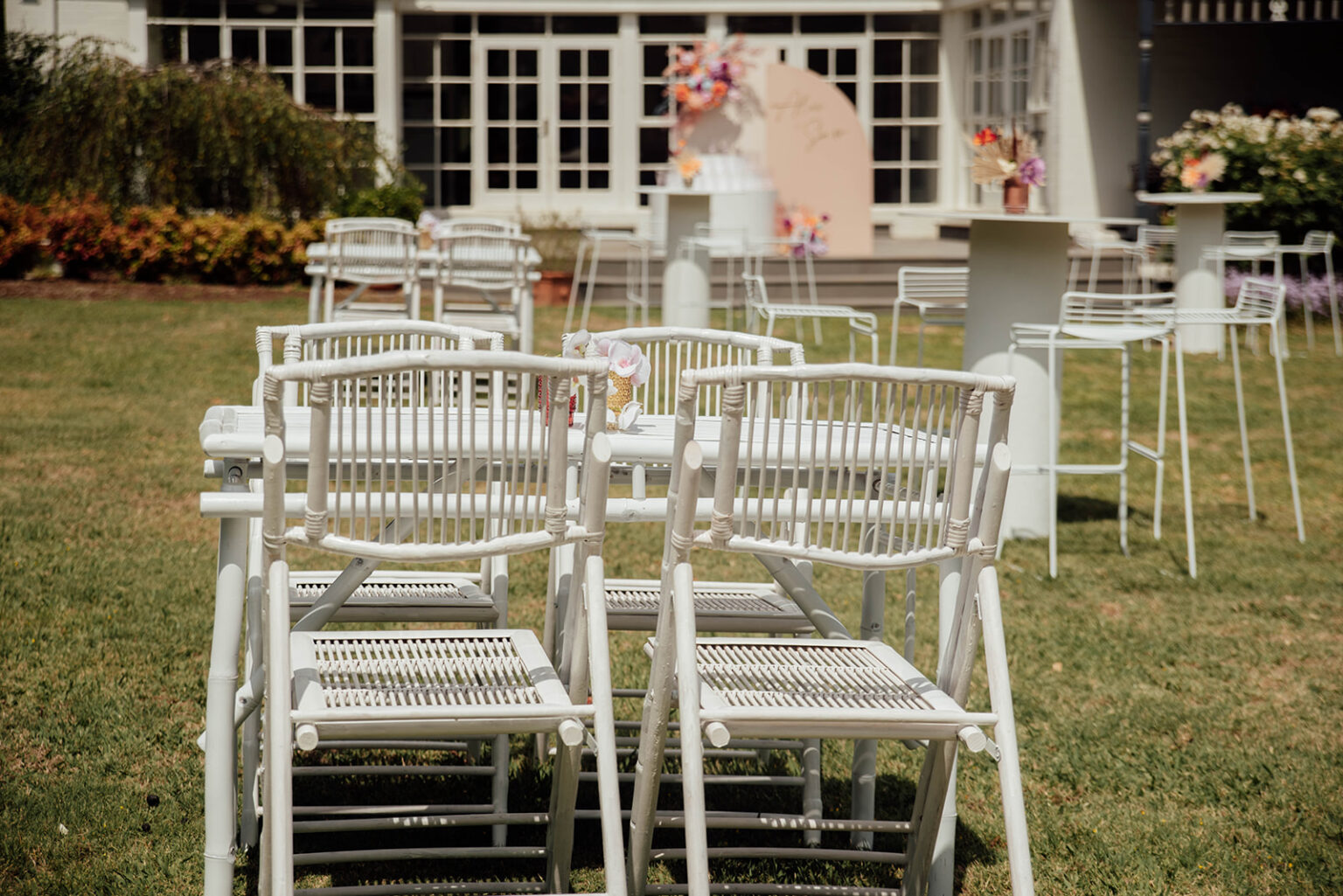 Boho Tables and Chairs Package for 20 A Day to Remember Event Hire