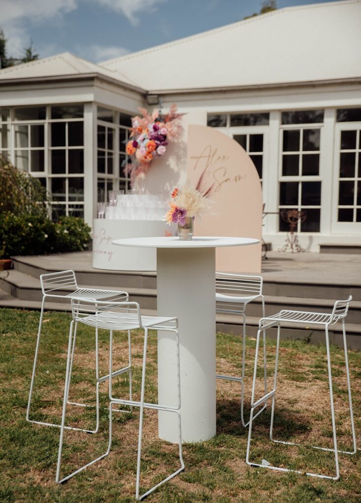 Cocktail Tables and Stools Package for 16 A Day to Remember Event Hire