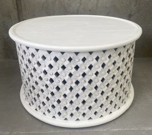Large White Bohemian Table