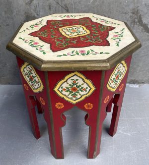 Hand Painted Vintage Side Table