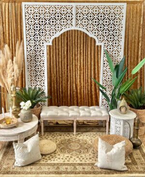 sangeet hire, mendi hire, henna event hire, indian wedding, indian wedding decor, mornington peninsula hire, melbourne event hire, wedding arch, wedding, engagement, henna, mehndi, bridal shower, engagement backdrop, wedding hire melbourne