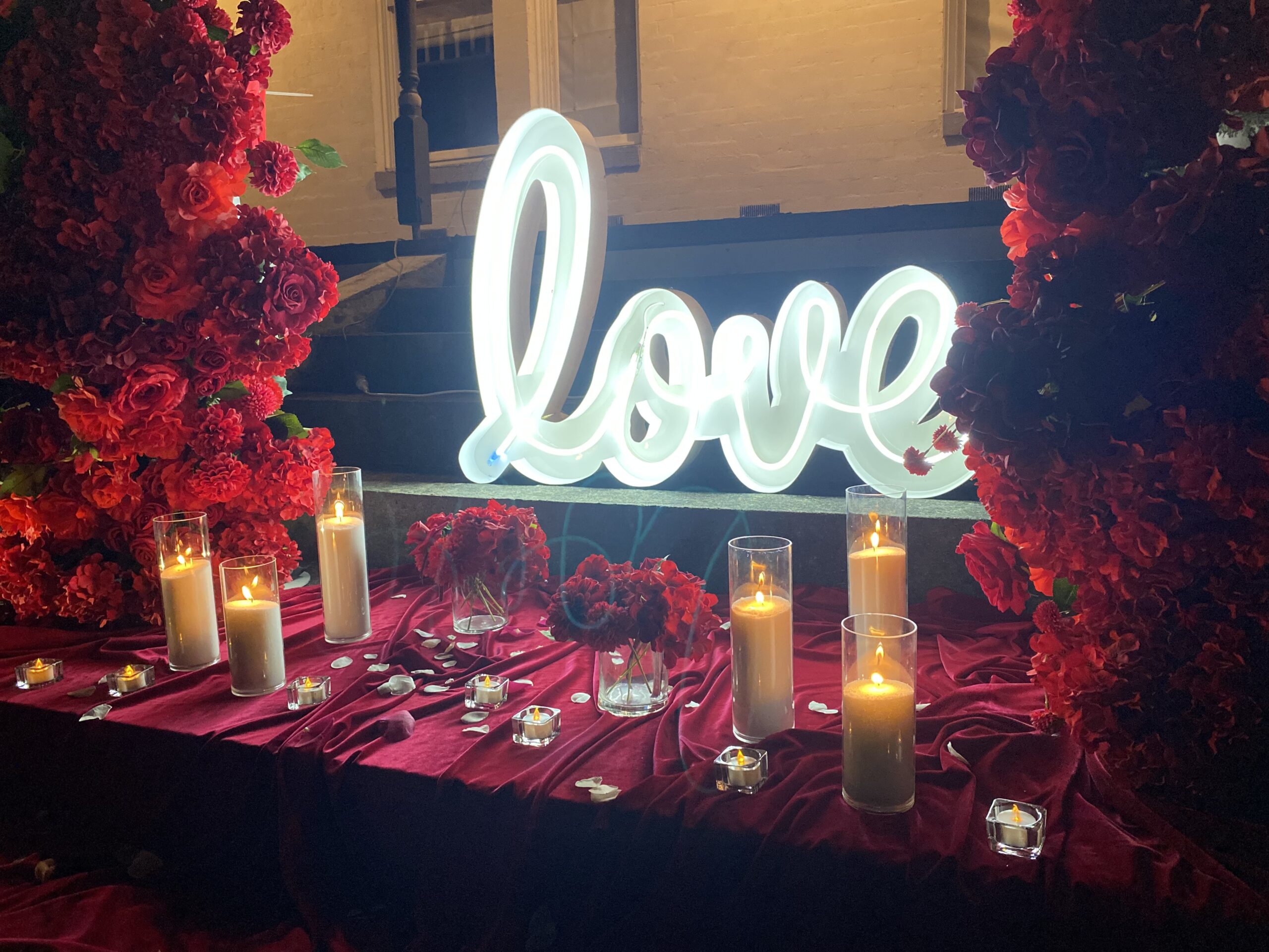 Marry Me Proposal Package marriage proposal, proposal set up, unforgettable proposals, yarra valley event hire, mornington peninsula hire, melbourne event hire, wedding arch, wedding, engagement, henna, mehndi, bridal shower, engagement backdrop, picnic